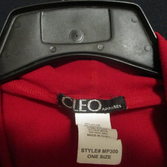 Cleo Apparel Red Hood Girl's Long Sleeve Jacket - Picture 5 of 11